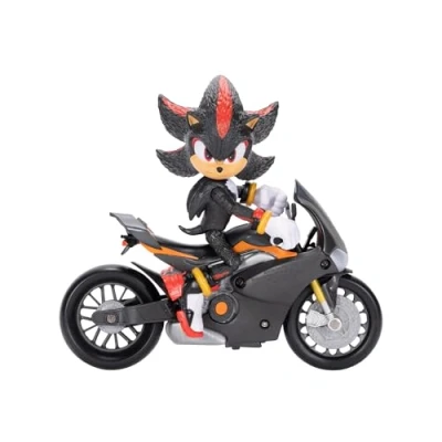 Imagen de Sonic 3 la Película Figura Shadow de 15 cm Articulada Incluye Moto Jakks Pacific