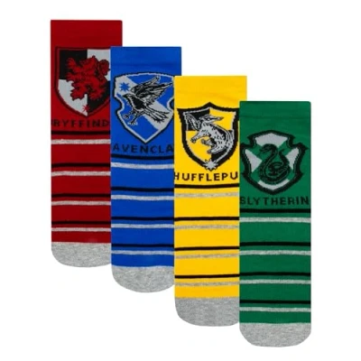 Imagen de Harry Potter Calcetines Gryffindor, Ravenclaw, Slytherin, Hufflepuff Calzetines Chicos Multicolor 24 26