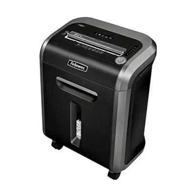 Imagen de Fellowes 79Ci Trituradora de Papel, Corte en partículas, destruye hasta 16 Hojas, Nivel Seguridad DIN P4, destructora Papel 100% Anti Atascos, Papelera 23L, Color Negro