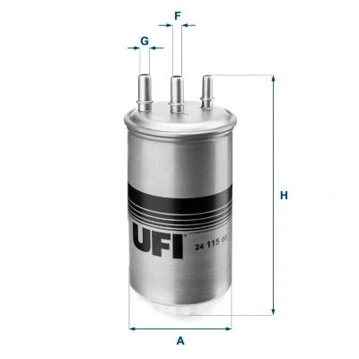 Imagen de UFI 25.080.00 Filtro de aceite Cartucho filtrante AUDI: A4 B7 Berlina, B8 Avant, PORSCHE: Cayenne, Panamera, VOLKSWAGEN: Touareg II