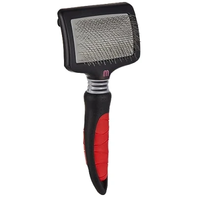 Imagen de Mikki Hard Pin Slicker Cepillo para Perro, cabeza flexible de forma rectangular, L