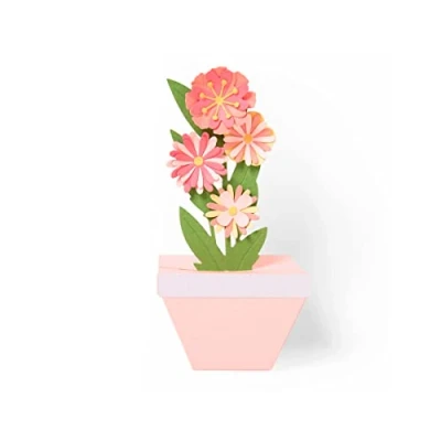 Imagen de Set de Troqueles Thinlits 9 pzas 664360 Jarra flores Pop Up by Georgie Evans