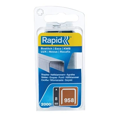 Imagen de Rapid 40109542 Grapa 958/8mm. G 2M Blíster, Plateado