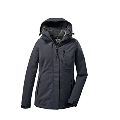 Imagen de Killtec KOW 140 WMN Jckt Chaqueta de invierno con capucha desmontable, azul oscuro, 42 para Mujer