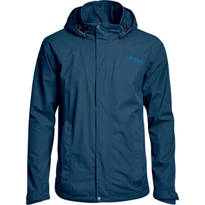 Imagen de Maier Sports Chaqueta Funcional Packaway Metor M para Hombre, PES 100%, en 22 Tallas, Impermeable y Transpirable, Color Negro, tamaño 48
