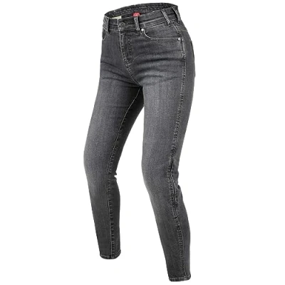 Imagen de REBELHORN Classic III Lady Pantalones Vaqueros de Moto Mujer Forro Fibra Aramida Protectores Rodillas y Caderas SAS Tec Skinny Fit