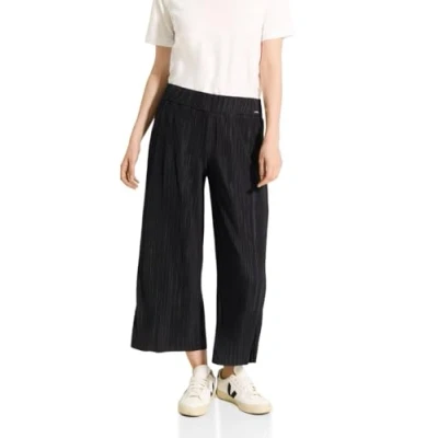 Imagen de CECIL B377715 Pantalón Culotte 3/4, Negro, XL / 24L para Mujer