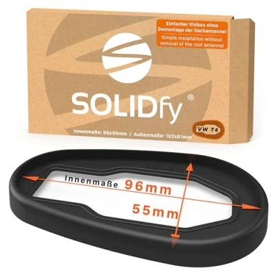 Imagen de SOLIDfy® Junta de antena techo para VW T4 Montaje sin desmontar la base