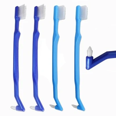 Imagen de V Trim Precision Cepillo de dientes ortodóntico x 4 con extremo interespacial copetudo para aparatos ortopédicos