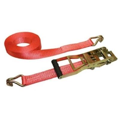 Imagen de Kerbl Correa de sujeción y tensión 37173, con palanca larga rueda dentada, 8 m/50 mm ergonómica, 2500/5000 kg, rojo