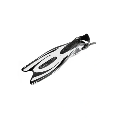 Imagen de Cressi Frog Plus Fins Aletas de Buceo Unisex Adultos, Azul/Plata, L XL