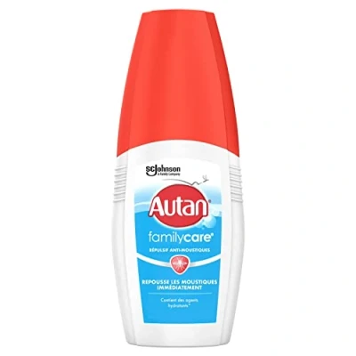 Imagen de Autan Family Care Spray antimosquitos Hasta 4 horas de protección inmediata Contiene agentes hidratantes para la piel 1 aerosol, 100 ml