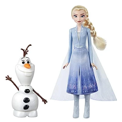 Imagen de Disney Frozen Talk and Glow Olaf y Elsa Muñecas, control remoto activa hablar, bailar, brillar Olaf, película inspirada en 2 Juguete para niños a partir de 3 años