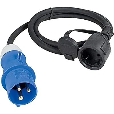 Imagen de as Schwabe 60488 H07RN F Cable adaptador para exteriores (230 V, 16 A, 1,5 m, 3G2,5, IP44)
