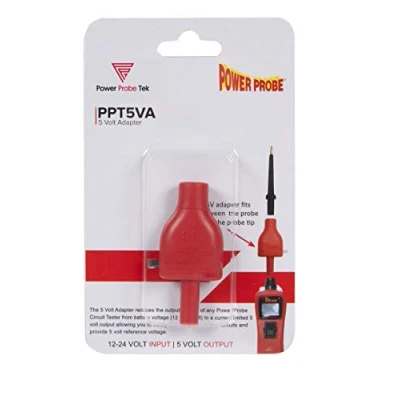 Imagen de Power Probe PPT5VA Adaptador a 5V Limita la Salida de Tensión del Comprobador Conectado su Batería 12 24V 5 Voltios