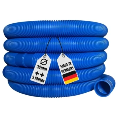 Imagen de Aquaristikwelt24 Manguera de aspiración (3 m, 32 mm, 1,5 para piscinas)