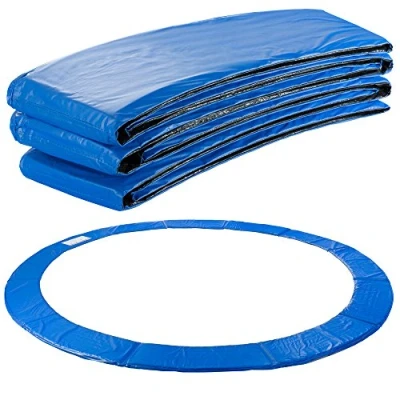 Imagen de Arebos Cubierta para Borde de Cama elástica 100% Resistente a los Rayos UV Protección Bordes Desgarros Azul 396 cm
