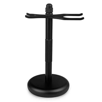 Imagen de qshave soporte para afeitadora y brocha de afeitar, Negro