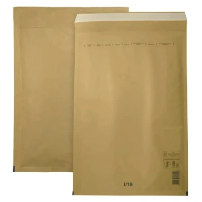 Imagen de Netuno 50x sobres acolchados con burbujas de aire marrones DIN 19/I 320x455mm burbuja autosellados reciclables resistentes al desgarro bolsa embalaje envíos postales tránsito ropas