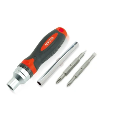 Imagen de TOPTUL GAAR0402 Destornillador de puntas 4 PH1, PH2, SL5, SL6