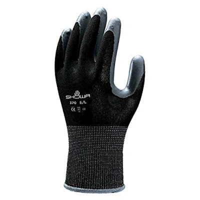 Imagen de Spear &amp; Jackson 370L1KEW Guantes de jardinería Multiuso la Colección Kew Gardens, Negro Grande