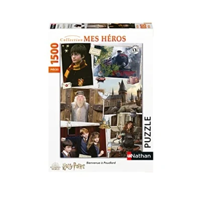 Imagen de Puzzles Nathan Puzzle de 1500 Piezas Bienvenido a Hogwarts/Harry Potter Adulto, Multicolor (Ravensburger 4005556878079)
