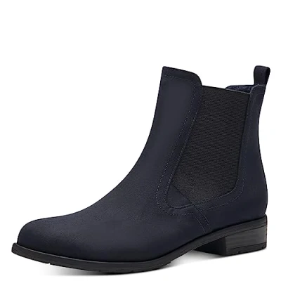Imagen de MARCO TOZZI 2 25321 41, Botas Estilo Chelsea Mujer, Azul Marino, 38 EU