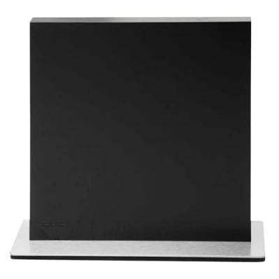 Imagen de Eden Magnetic Knife Block EQB102 Bloque Magnético para Cuchillos, Madera de Fresno Negro, Base Acero, 23 x 25 cm