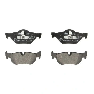 Imagen de ATE 13.0460 7217.2 Juego de pastillas freno preparado para indicador desgaste, excl. contacto avisador desgaste BMW: 3 Berlina, 1 Hatchback