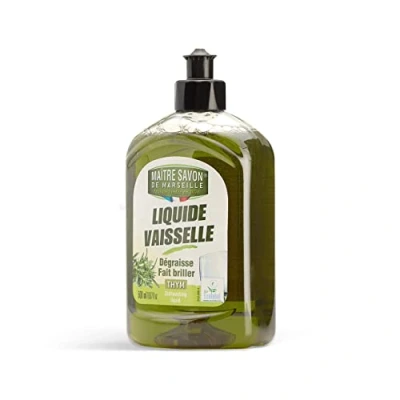 Imagen de Maître Savon de Marseille Lavavajillas líquido 500 ml Tomillo Ecolabel