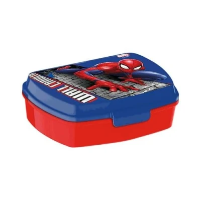 Imagen de HOVUK Marvel Spiderman Lonchera de 16 cm, a prueba fugas y apta para microondas sin tapa, BPA, niños más 3 años