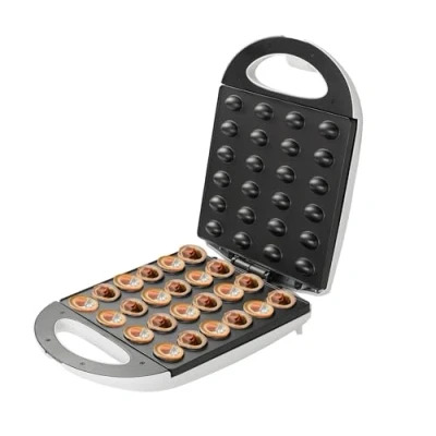 Imagen de Adler AD3039 Hornillo Forma de nueces rellenas Crema, un Lote Galletas se hornea en 2 Minutos, 1600 W, Plástico, Blanco