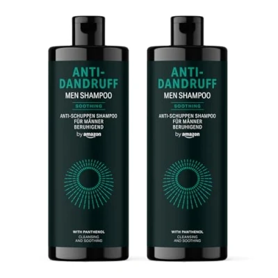 Imagen de by Amazon Champú anticaspa para hombre, 2 x 400 ml