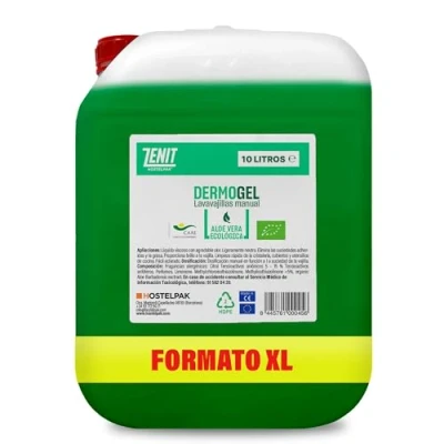 Imagen de Detegrente lavavajillas manual a mano detergente liquido (10 l (Paquete 1), DermoGel)