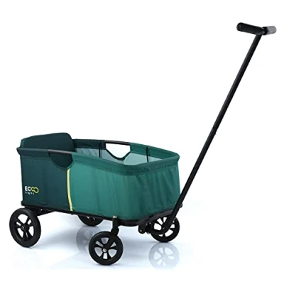 Imagen de hauck Eco Light Carro Playa, Transporte Playa con Asiento para 1 Niño, Niños Plegable, Plegable hasta 50 kg, Verde