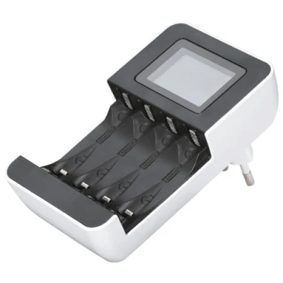 Imagen de Hama Cargador de Pilas Recargables para 1 a 4 NiMH AA o AAA