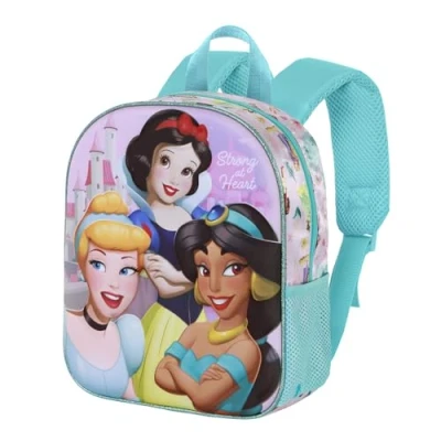 Imagen de Disney Princesas Strong Mochila 3D Elite, Rosa, 26 x 31 cm, Capacidad 8 L