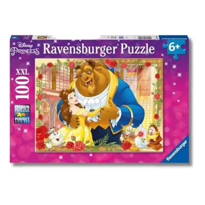 Imagen de Ravensburger Puzzle Disney: la Bella y Bestia, 6 Años o Más, Adultos, Rompecabezas Niños, 100 piezas XXL, Regalo Niño Años, Puzzle, Puzles Niños