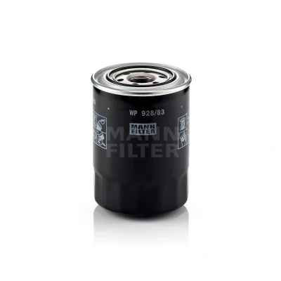 Imagen de MANN FILTER WP 928/83 Filtro de aceite M 26 X 1.5 con válvula bloqueo retorno enroscable HYUNDAI: GALLOPER 2, Terracan, H 1 / Starex MPV