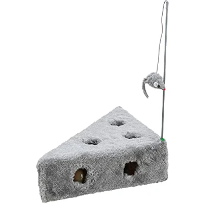 Imagen de Trixie 4505 Trozo Queso con Agujeros y 3 Juguetes, 36 x 8 26/26 cm