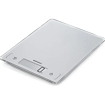 Imagen de Balanza de cocina Soehnle Page Comfort 300 Slim, 10Kg, Diseño ultraplano, LCD, Gris