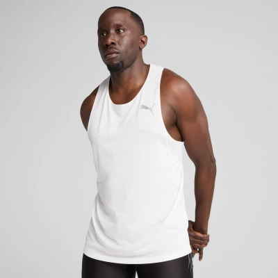 Imagen de Puma Raceday Ultraspun Singlet Top, Hombre, Talla: Large, White