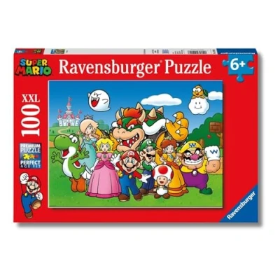 Imagen de Ravensburger Puzzle Super Mario, Rompecabezas para Niños de 6+ Años, Juego Educativo y Estimulante, 100 Piezas XXL
