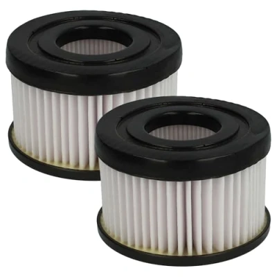 Imagen de vhbw Set de filtros 2x Filtro plisado reemplaza Rowenta ZR009004, 3221614007446 para aspiradora Filtro, cartucho, plástico/papel