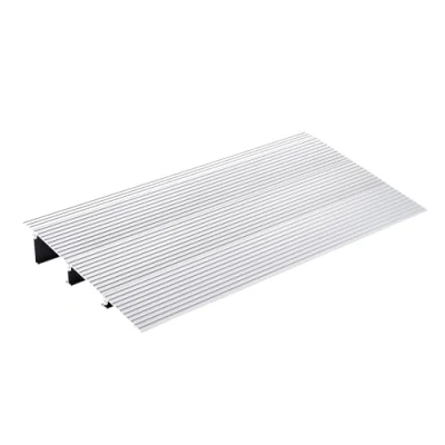 Imagen de VEVOR Rampa de Umbral Altura 7,6 cm, Aluminio para Bordillos Entrada, Capacidad Carga 362,8 kg, Modular Ajustable Sillas Ruedas, Scooters, Eléctricas