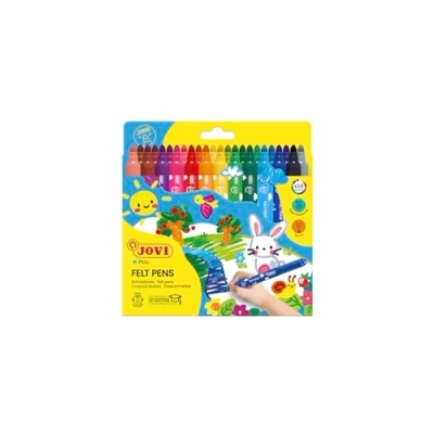 Imagen de Jovi Rotuladores Maxi de colores surtidos, 24 unidades, multicolor (1724)