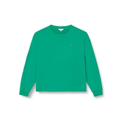 Imagen de Tommy Hilfiger Sudadera Mujer Curve Sin Capucha, Verde (Olympic Green), 52