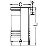 Imagen de KOLBENSCHMIDT 89926110 Camisa del cilindro 144mm