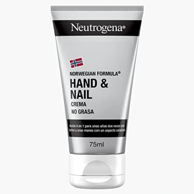 Imagen de Neutrogena Fórmula Noruega Hand &amp; Nail crema de manos y uñas (1 x 75 ml), reparadora con pantenol, para suavizar las cutículas fortalecer