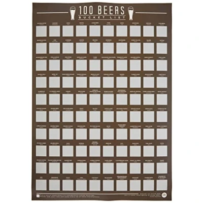 Imagen de Gift Republic GR630009 Cervezas Scratch Off Cubo Listm